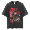 Berserk Anime Clothing Guts Graphic Print Tee Men Women Short Sleeve Tshirts Harajuku Male Washed Cotton Vintage Manga Tshirt