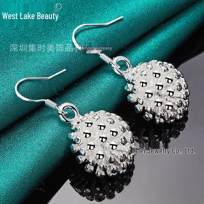 Hemisphere Silver Women's Firework Earrings - West Lake Beauty Jewelry