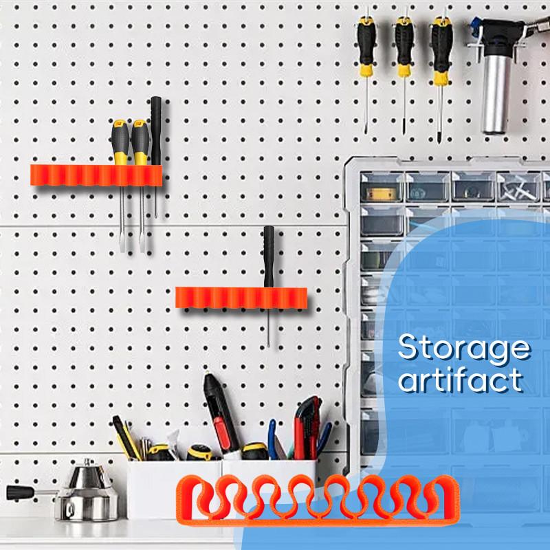 Non Wall Desktop Perforated Adhesive Data Cable Storage Bracket Home For