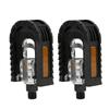 Bicycle Pedal Bike Accessories Aluminum Alloy Saw‑Shaped Edge Foot Ball Bilateral Foldable