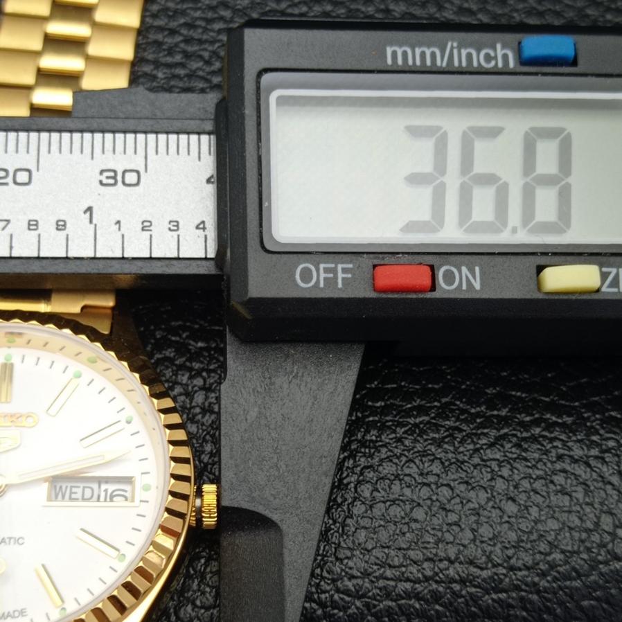 REFURBISHED VINTAGE SEIKO 5 AUTO 6309A JAPAN MENS WHITE DIAL WATCH a425916-2 RL620a-a425916