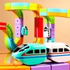 New Montessori Toy Latest Educational Toys Assembly Magic Track Train Set Children'S Toys Non-Remote Control Rail Car Gift Box