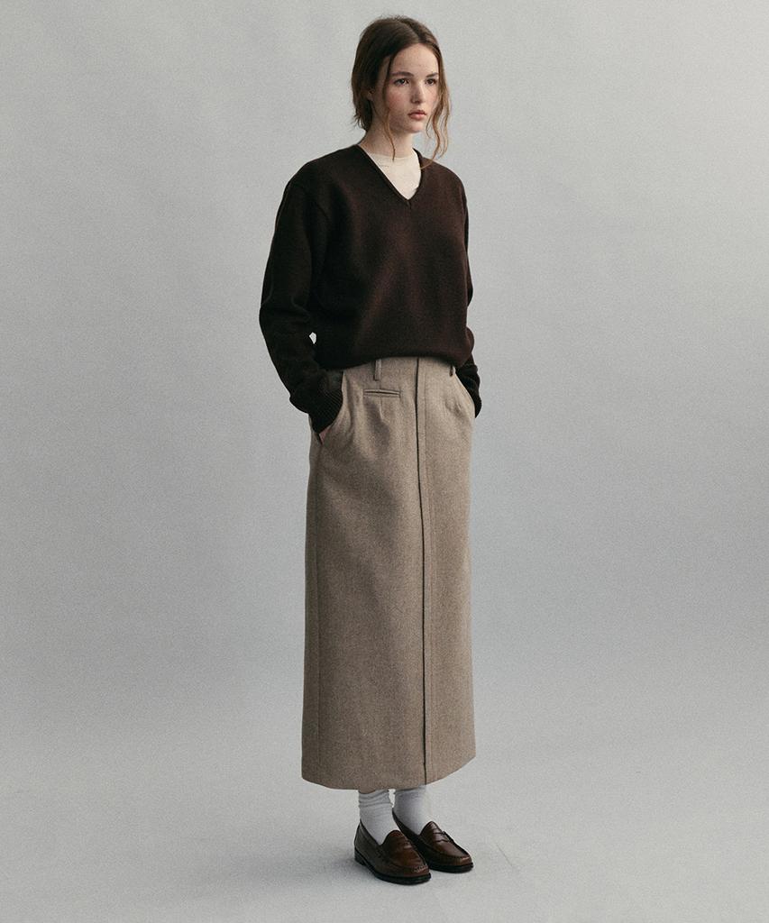 Aubeuawo Lip Pencil Skirt Winter Ver. (Beige)