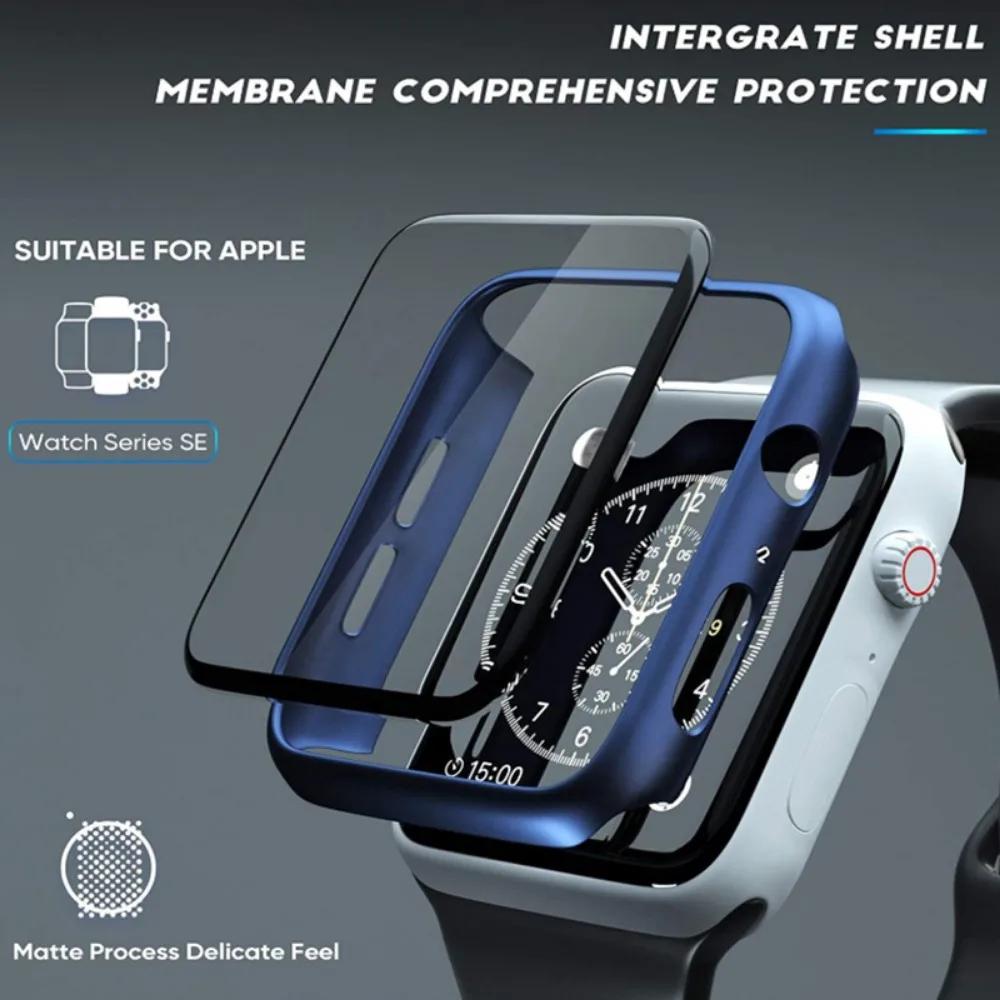 Glass+Cover For Apple Watch 11/10 Case 46mm 42mm Ultra 3 2 49mm 44 45mm 41 40mm Screen Protector Bumper iwatch series 9 8 7 5 SE