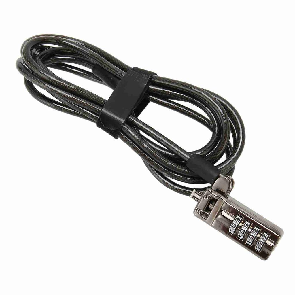 Laptop Cable Lock Theft Deterrent Keyless Lock Laptop Lock Security Cable with 4 Digit Password Protections for