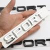 1Pc 3D ABS SPORT Letters Emblem Rear Trunk Badge Sticker for Rover Discovery Evoque L494 L320 Car Styling Accessories