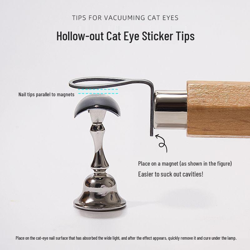 Superconducting Magnetic Cat Eye Nail Polish Tool for Manicures
