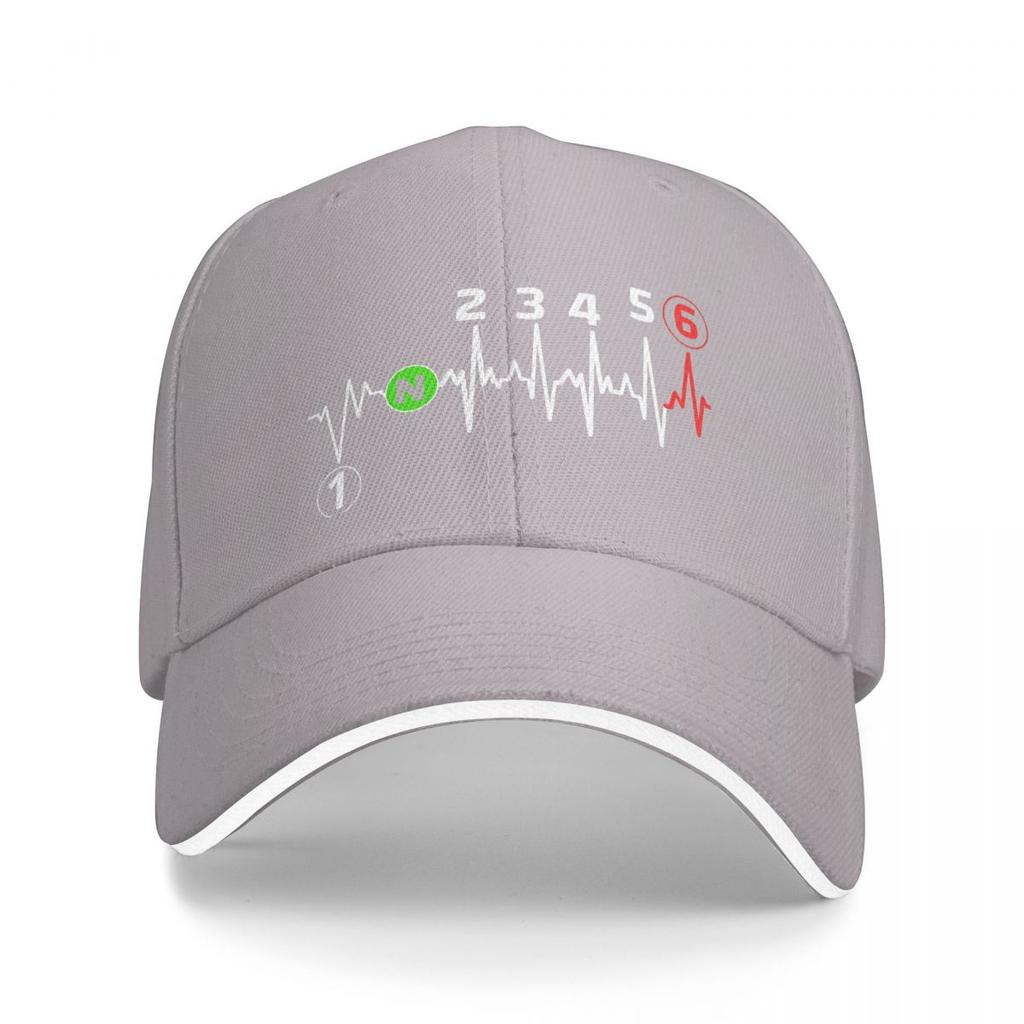 Motorbike Heartbeat 1n23456 Dirt Bike Motocross Motor Sport Washed Men's Baseball Cap Trucker Snapback Caps Dad Hat Golf Hats
