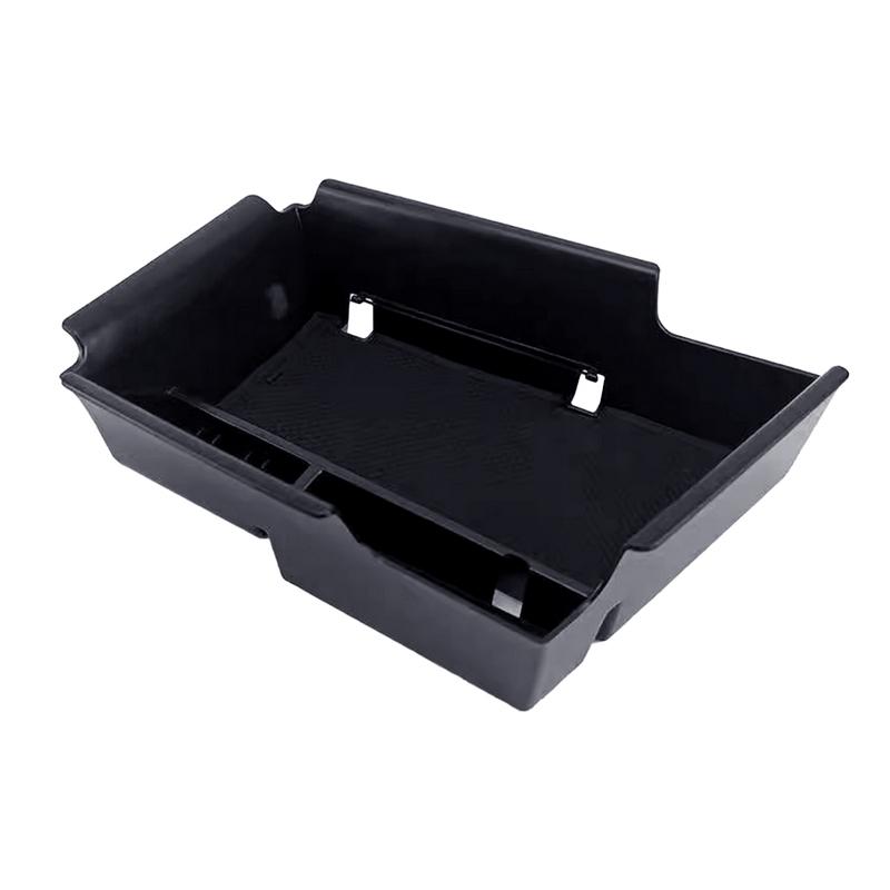 Front Center Console Armrest Storage Box Organizer Holder Tray with Non-slip Mat Fit for Hyundai Elantra