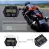 Digital Engine Tach Hour Meter LCD Display Tachometer Engine RPM Gauge Resettable Splashproof for Motorcycle Motor Stroke Engine