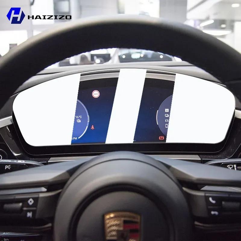 For Porsche Macan 4/Turbo 2024 Car speedometer LCD screen protective film anti fingerprint tempered glass accessories anti refit