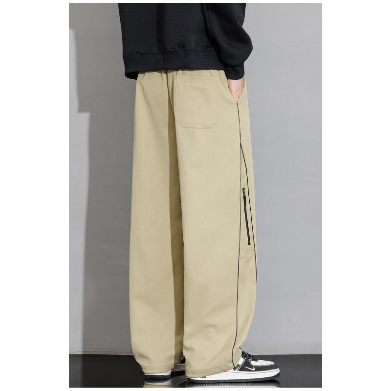 Men S Casual Loose Wide Leg Pants American Style Fashionable