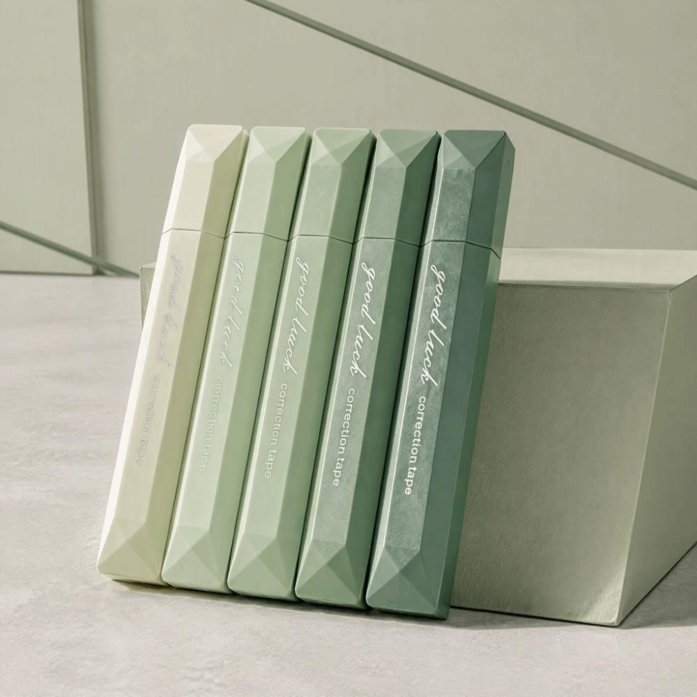 5PCS Gradient Color Stationery Tape Smooth Coating Gradient Correction Tape Exam Preparation