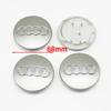 For Audi B5 4Pcs 135MM Car Hub Caps 4F0601165N For Audi A4 A5 A6 A7 Q3 Q5 A3 S5 Accessories Auto Wheel Center Cap Hubcap Rim Covers Styling