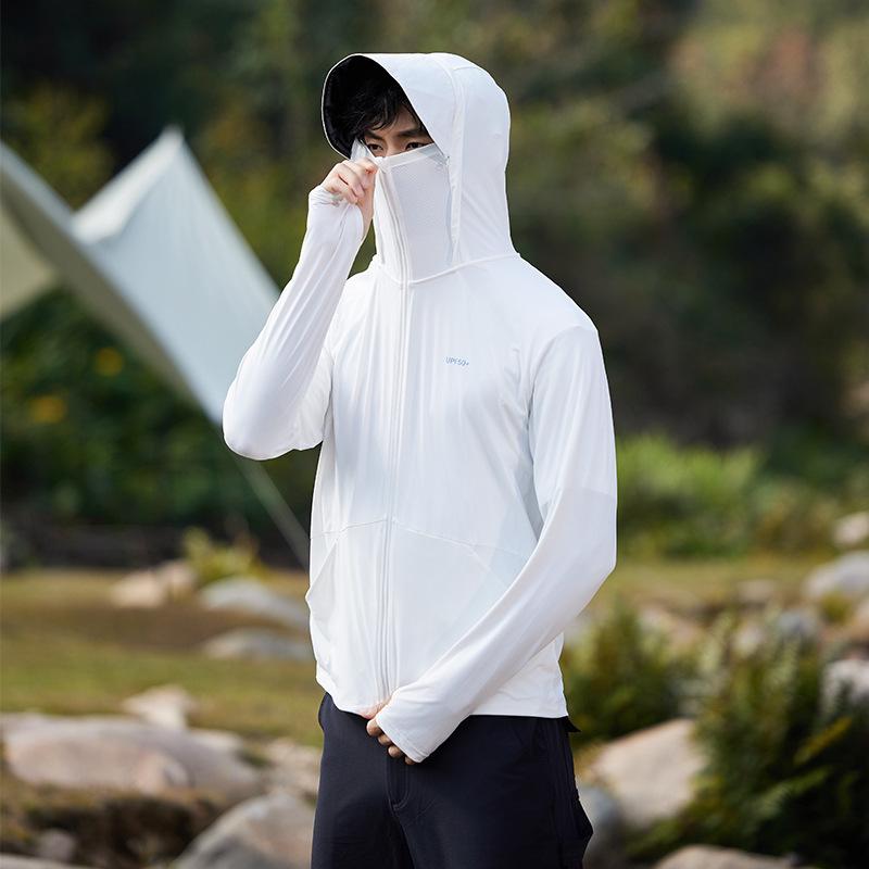 Banana Tree Sun Protection Jacket - Women's Ice Silk UV-Block Black Sunscreen & Men's Pai Pai Anti-UV Outerwear