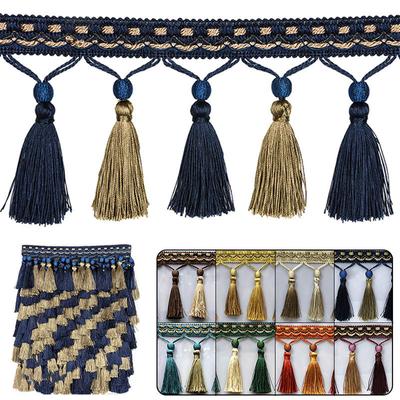 1/3M Tassel Fringe Trim Sewing Crafts Trimmings Edging Curtains Cushion Sofa Table Upholstery Sofa Decor Accessory
