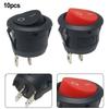 Rocker Switch Replacement Kit (10-Pack) For Hoover UH71255, UH70809, UH70800 Upright Vacuum Cleaners, 20mm Opening