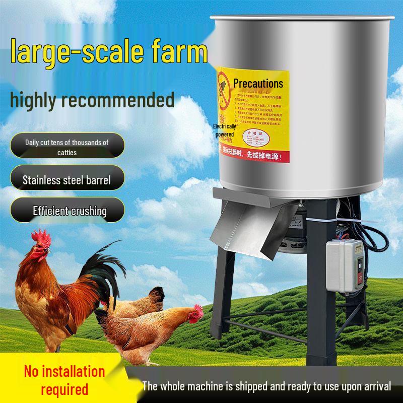 Broyeur à légumes et balle en acier inoxydable avec broyeur d'aliments pour volaille