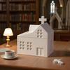 A Top Quality House Shape Candle Jar Silicone Mold DIY Handmade Houses Plaster Casting Molds Concrete Resin Craft Gift Making