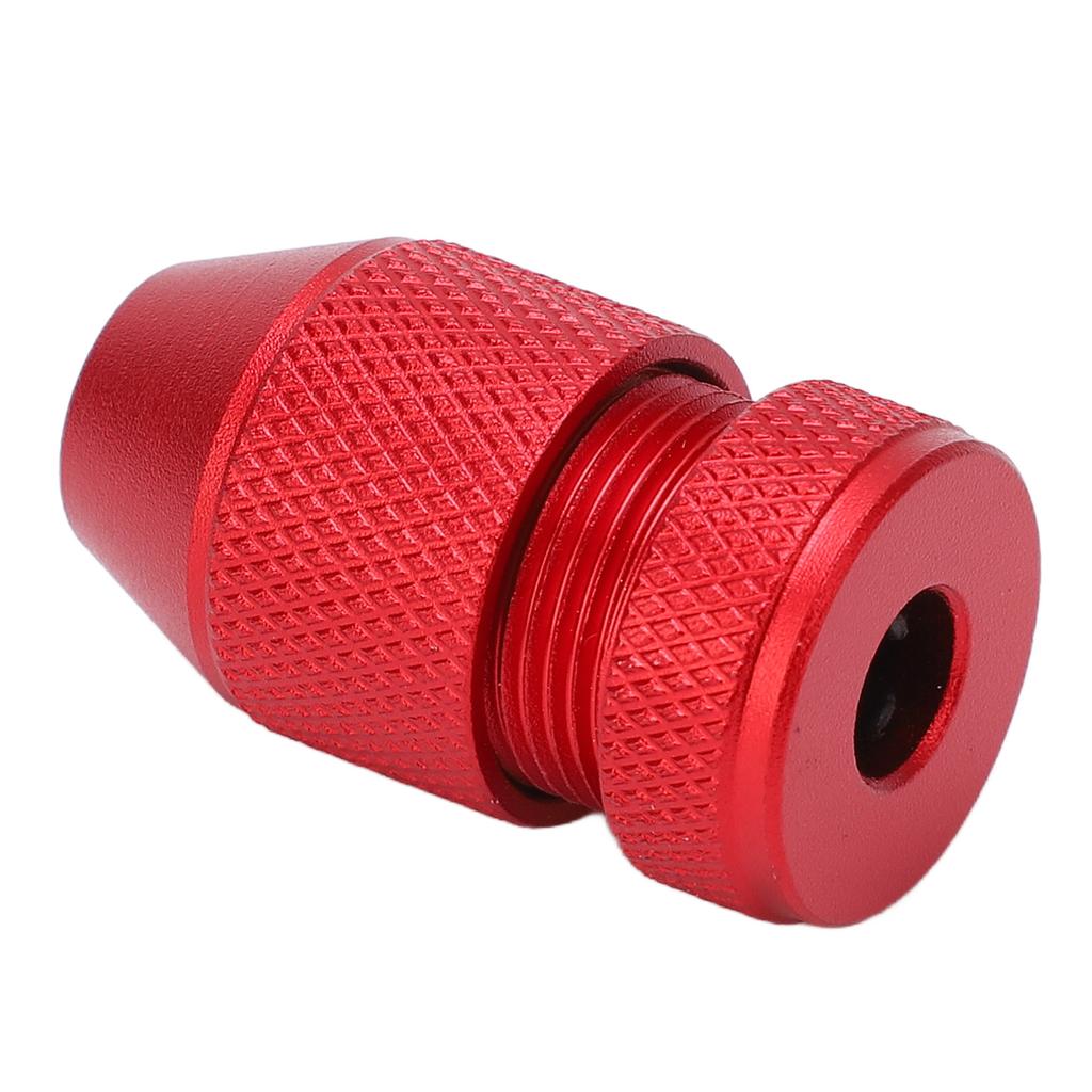 Adjustable Drill Stop Collar Aluminum Alloy Red Anti Slip Nylon Inner Ring Drill Stop Collar for