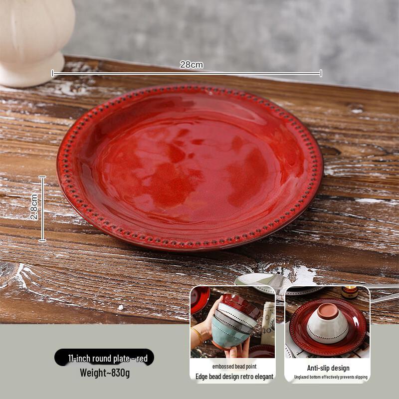 European Style Ceramic Dinner Plate