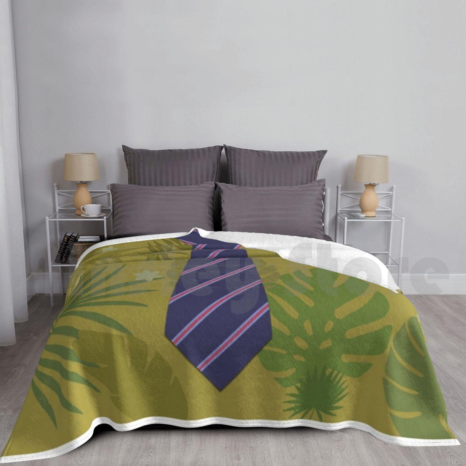 Sly Fox Blanket Fashion Custom Nick Wilde Fox Sly Cooper Zoo Animal Tie Green Size: 75*100cm, Weight: 230 GSM