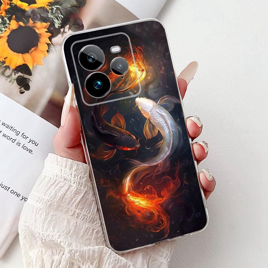 Fashion Painting Case For Realme GT 7 Pro 7T Soft Silicone TPU Phone Cases For Realme GT7 GT7T 7Pro 5G Covers Bumpers