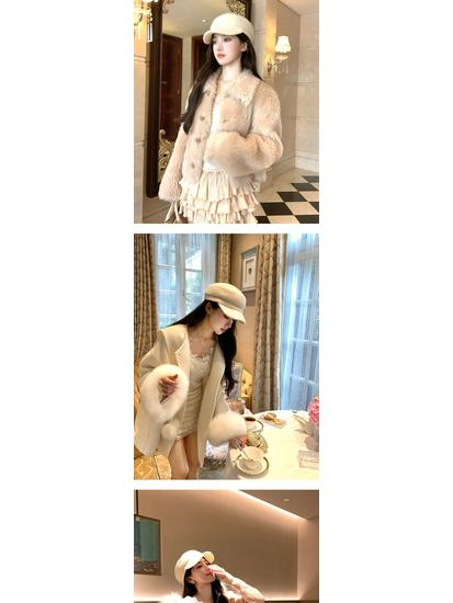 Elegant Slim-fit Floral U-neck Top for Women: Autumn/Winter Collection