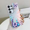 Laser Pattern Butterfly Suitable for Samsung S25ultra Mobile Phone Case Electroplating S24Plus Creative A56 Drop Protection Case