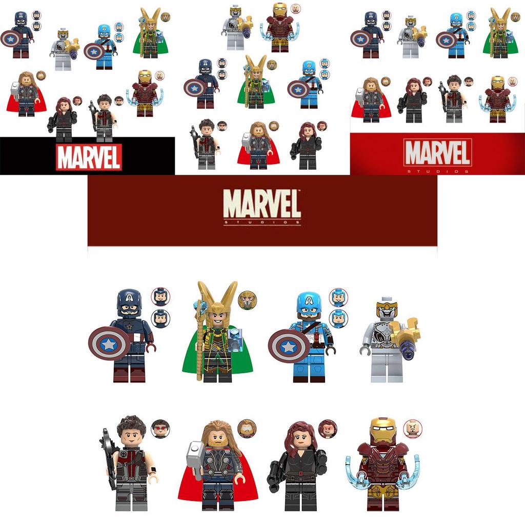 Superhero Building Blocks Figure Abs Plastic Toy 4.5cm Height