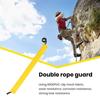 Rope Cover Portable Anti-Wear Climbing Rope Protector Sleeve with Fastener Tape Firmly Fixed Foldable Rope Protector Accessory