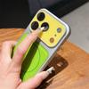 Luxus Litschi-Leder Glas Großes Fenster Für Magsafe Hülle Für iPhone 17 16 15 14 13 12 11 Pro Max Rüstung Stoßfänger Galvanik Abdeckung