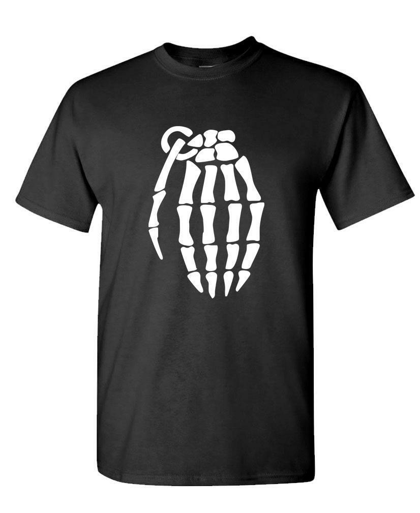 T-Shirt Noir Home Security Skeleton Soldiers - Taille L Homme/Femme - Neuf