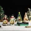LED Colorful Rotating Christmas Tree Ornament with Multifunctional Music Box