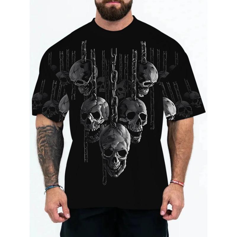 

Летняя мужская футболка с 3D-цифровой печатью и рисунками животных для взрослых Футболки мужские 6XL