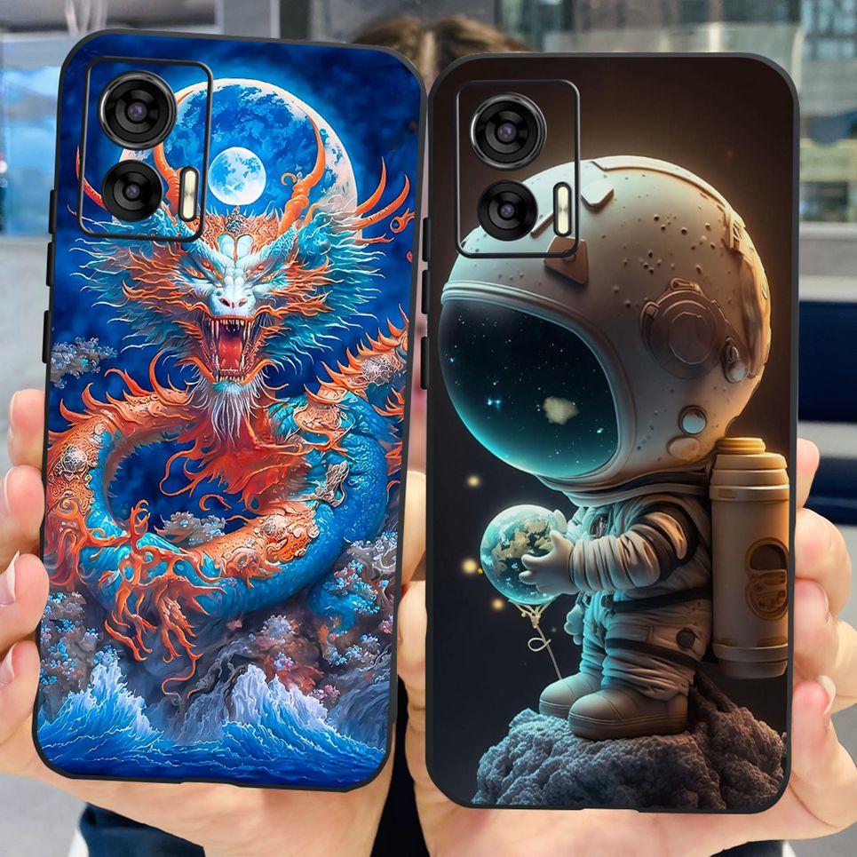 Per Motorola Edge 30 Neo / 30Lite / 30Pro 5G 4G Cover Posteriore Cartone Animato Stile Cool Animali Ragazza Morbido TPU Silicone Custodia per Telefono Paraurti