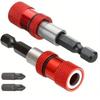 Adjustable Screwdriver Bit Holder with Magnetic Steel Bit Connecting Rod High Hardness with Phillips Screwdriver Bits