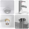 Bathroom Cabinet Set 5 Pcs Grey Sonoma 53 X 15.5 X 70 Cm