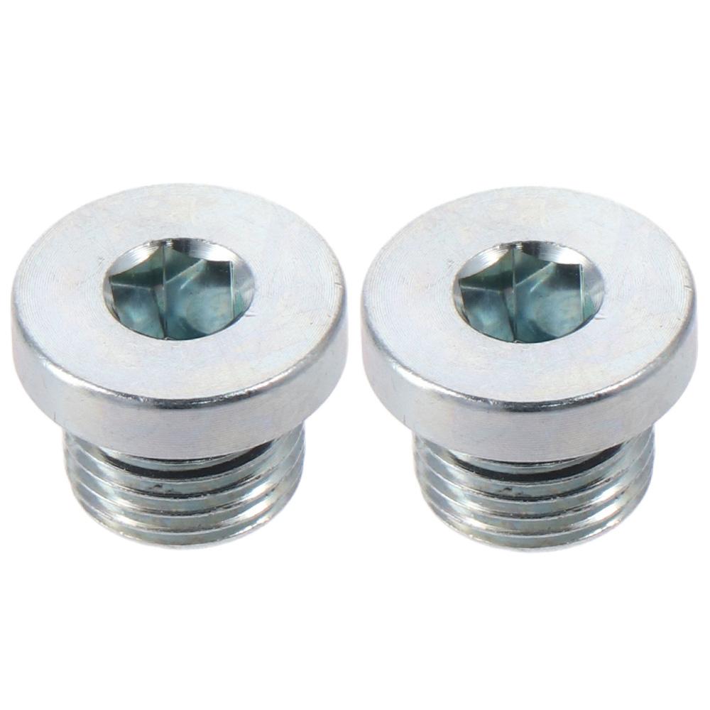 

Silver Stainless Steel Hexagonal Thread Plug Rubber Sealing Oil Plug Screw Worker