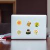 50PCS Sunflower Graffiti Stickers for DIY Decor: Cute Plant-Themed Stationery & Suitcase Decals