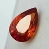 8.20 Ct Natural Ceylon SAPPHIRE Pear Shape Orange Color CERTIFIED Loose Gemstone