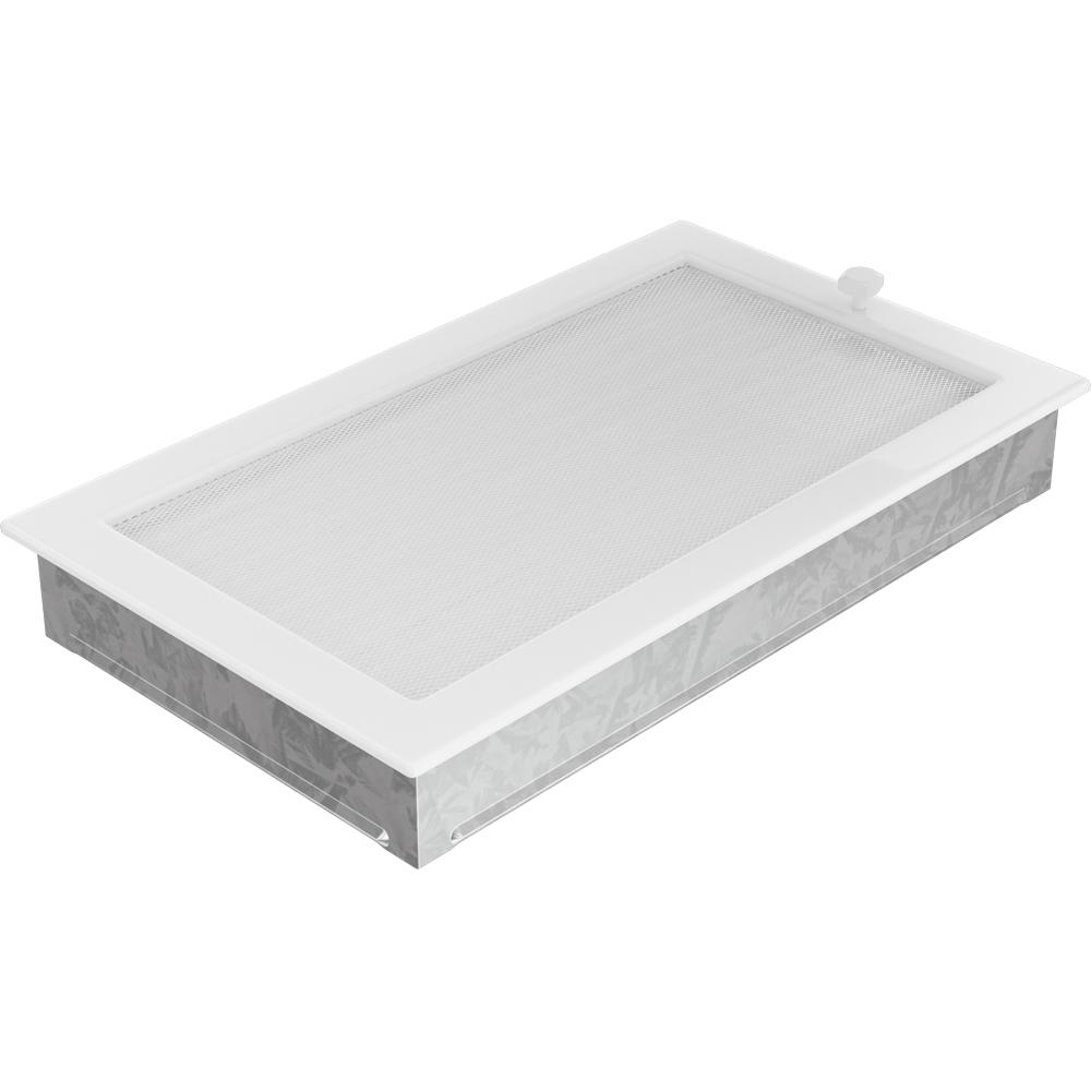 Lüftungsabdeckung 22x37 weiß mit Jalousien