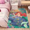3D Printing Little Mermaid Ariel Princess Cartoon Carpet!Lving Room Bed Mat,Non-slip Durable Rug,Modern Simple Style Great Gift