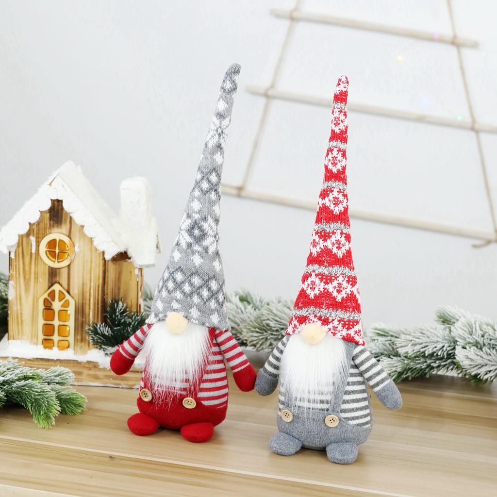 Cross-Border Exclusive European & American Style Faceless Old Man Christmas Ornaments