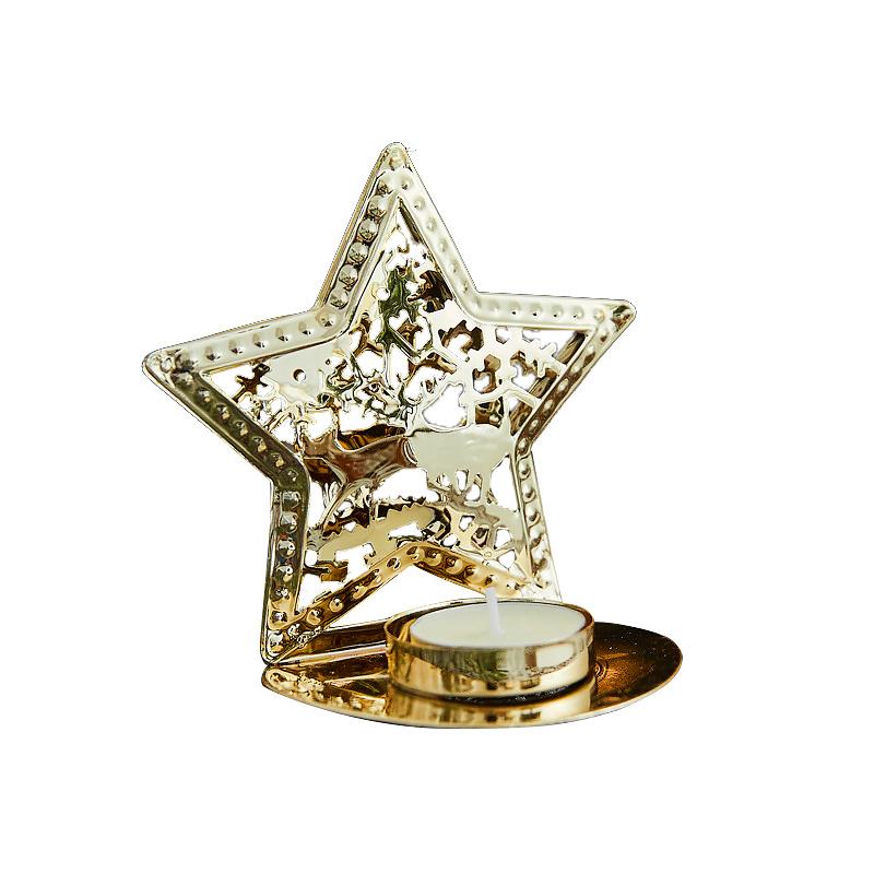 Vánoční hvězda Tvar Vánoční dekorace Dutý design Dekorace na večeři Tvar sněhové vločky Party dekorace 11cm