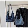 2025 Neue Denim-Tasche Damen Lässig Vielseitige Achseltasche Leicht Einfache Umhängetasche