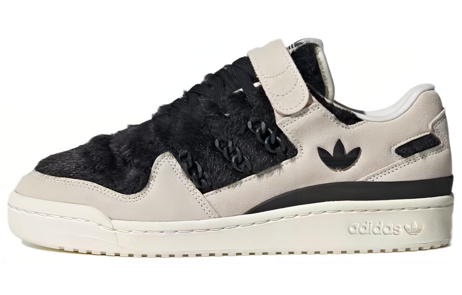 Adidas Originals Forum 84 Low Shoes  Cream White Black  HQ8507 46