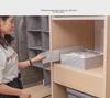 Morandi Fabric Underwear Storage Box - 3-in-1 Organizer for Bras, Socks, and More