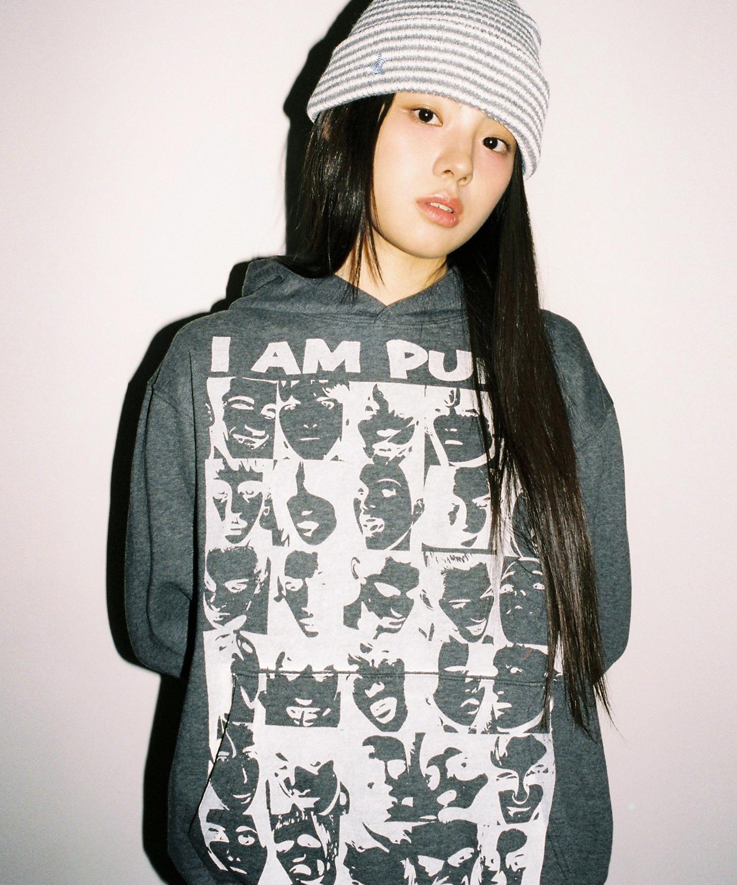 Web House I M Punk Hood - Charcoal Charcoal