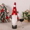 Reusable Christmas Gift Wine Bottle Cover Cartoon Champagne Bottle Cover  Party Favors
